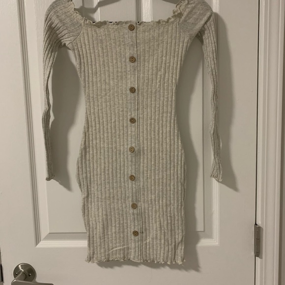 2/$35 Fashion Nova Ribbed Button Down Dress - Picture 2 of 3